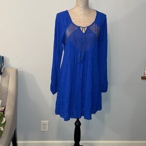 Purple Snow Romantic Mini Fully Lined Crinkle Fabric size Medium